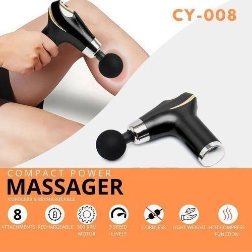 مسدس مساج احترافي بتقنية الحرارة والتبريد