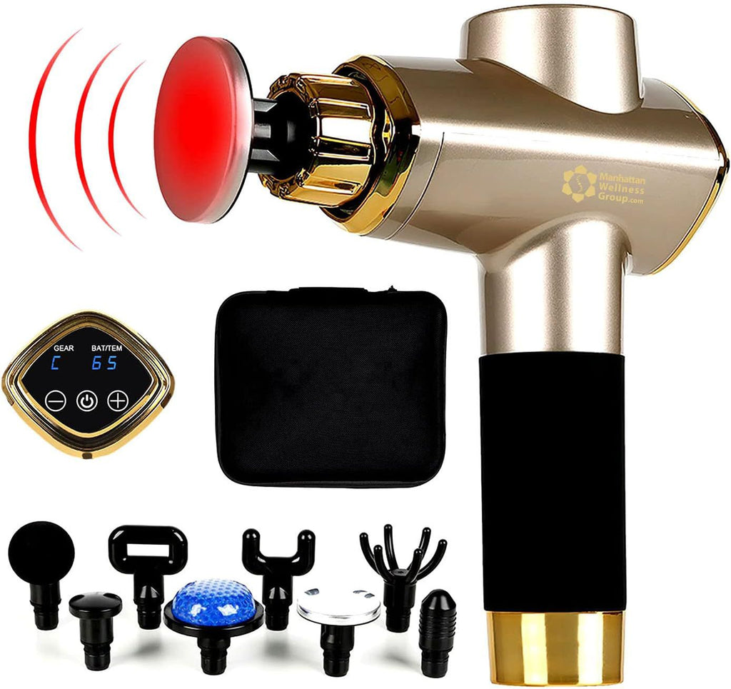 مسدس مساج احترافي بتقنية الحرارة والتبريد